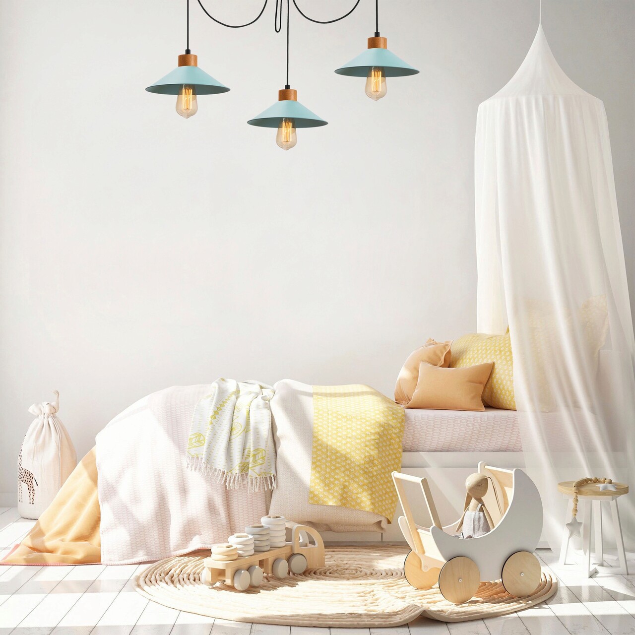 Lustra, Opviq, 525NOR1260, Turcoaz - imagine 7